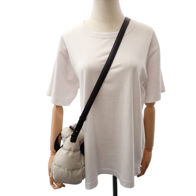 モンクレール MONCLER ミニキャラドック J20985L00014 M4422 2WAYバッグ 2WAYバッグ ナイロン レザー グレー レディース【中古】【Aランク】