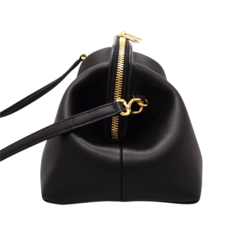 セリーヌ CELINE スモールドクターポーチ L106N3R32.38NO 2WAYバッグ ショルダーバッグ カーフ ブラック ゴールド金具 レディース【中古】【Aランク】