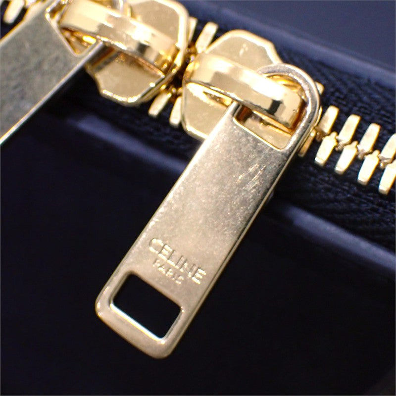 セリーヌ CELINE スモールドクターポーチ L106N3R32.38NO 2WAYバッグ ショルダーバッグ カーフ ブラック ゴールド金具 レディース【中古】【Aランク】