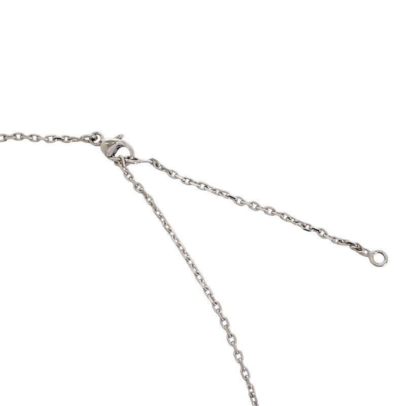 エルメス HERMES オーケリーPM ネックレス ヴォースイフト メタル シルバー エトゥープ レディース メンズ【中古】【SAランク】