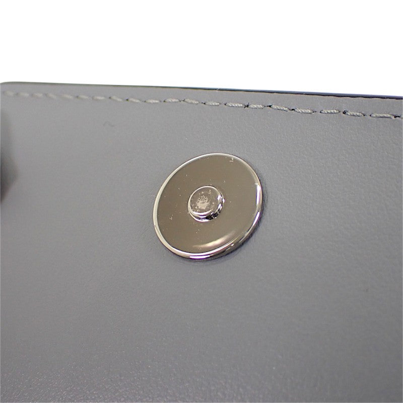 メゾンマルジェラ MAISON MARGIELA グリッター マイクロ チェーンウォレット S35UI0542P6233T9002 二つ折り財布 レザー スパンコール シルバー レディース【中古】【Aランク】