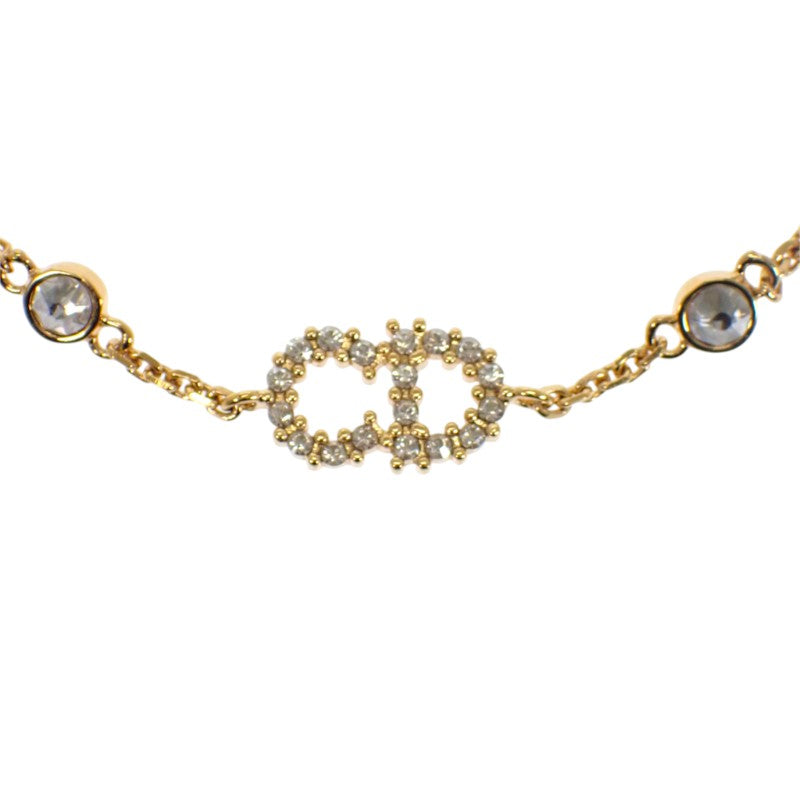 ディオール Dior Clair D Lune B3106WOMZI_D301 ブレスレット メタル フェイクパール クリスタル ゴールド レディース【中古】【Aランク】