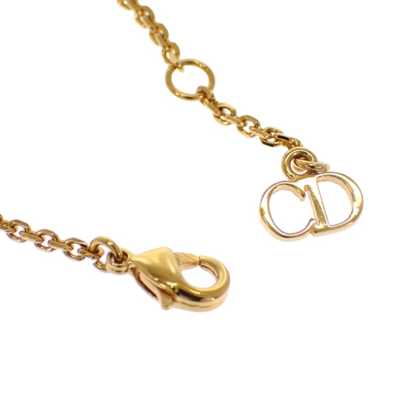 ディオール Dior Clair D Lune B3106WOMZI_D301 ブレスレット メタル フェイクパール クリスタル ゴールド レディース【中古】【Aランク】