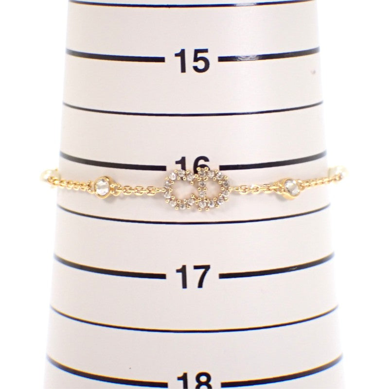 ディオール Dior Clair D Lune B3106WOMZI_D301 ブレスレット メタル フェイクパール クリスタル ゴールド レディース【中古】【Aランク】