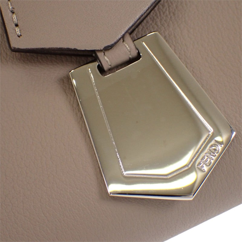 フェンディ FENDI バイザウェイミディアム BL146_1D5_F0NJ3 2WAYバッグ ハンドバッグ ショルダーバッグ カーフ ベージュ シルバー金具 レディース【中古】【Aランク】