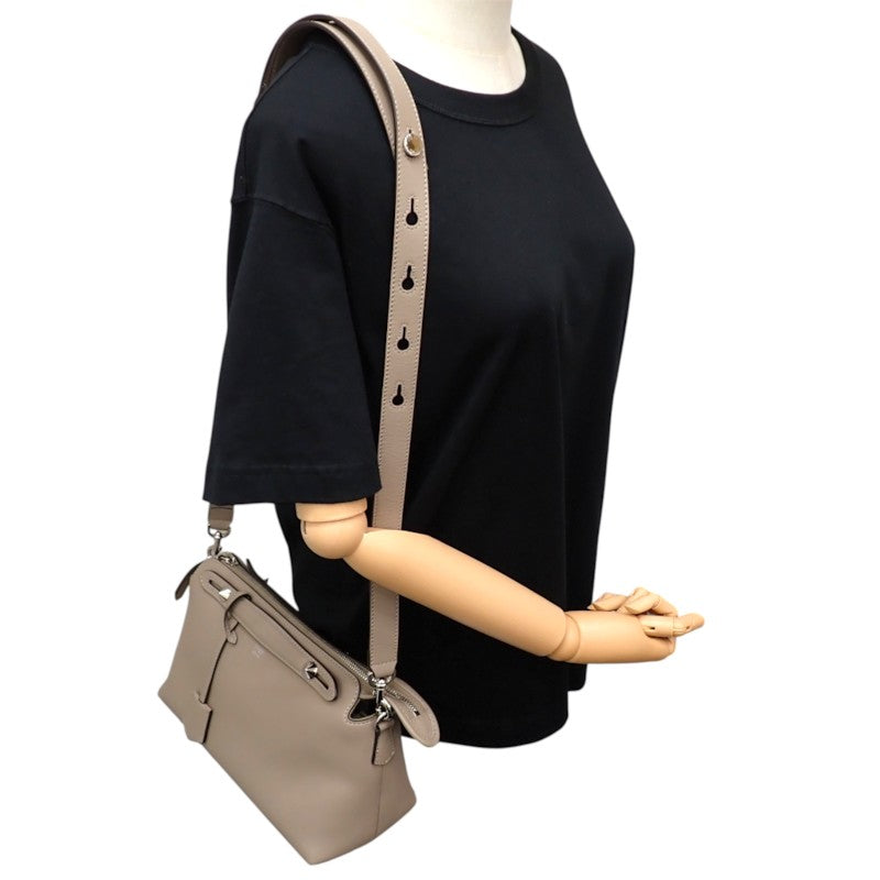 フェンディ FENDI バイザウェイミディアム BL146_1D5_F0NJ3 2WAYバッグ ハンドバッグ ショルダーバッグ カーフ ベージュ シルバー金具 レディース【中古】【Aランク】