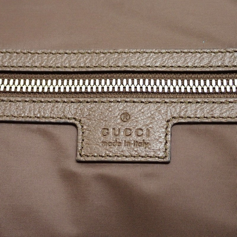 グッチ GUCCI テンダーミディアム 763287 トートバッグ ポリウレタン ベージュ シルバー金具 メンズ レディース【中古】【Aランク】