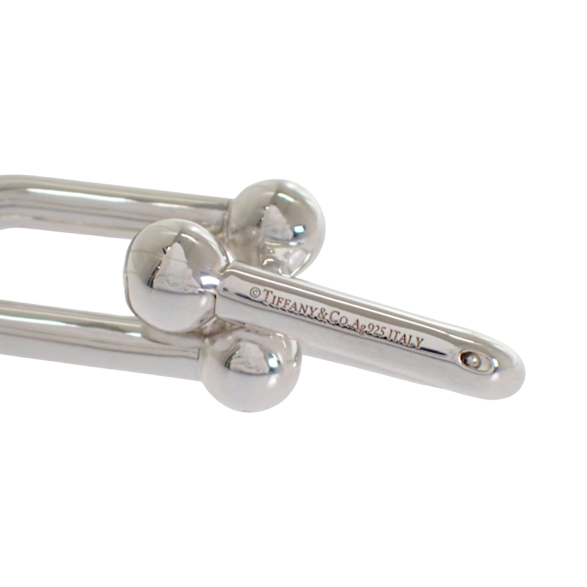ティファニー TIFFANY&Co. ハードウェア ラージリンク 68533694 ピアス シルバー925 レディース【中古】【Aランク】