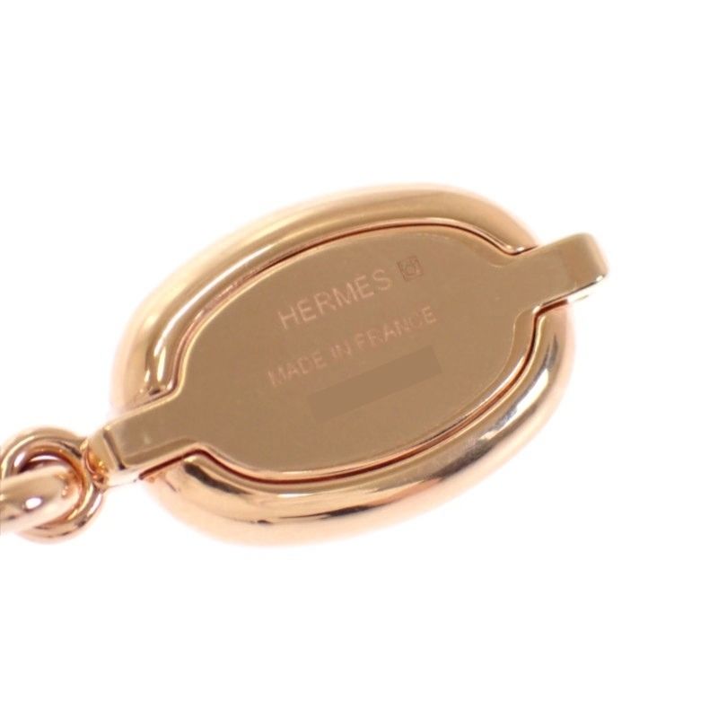 エルメス HERMES ミニ マイヨン ペンダント PM H100053FOD3 ネックレス メタル ゴールデンローズ クレーム レディース【中古】【Aランク】
