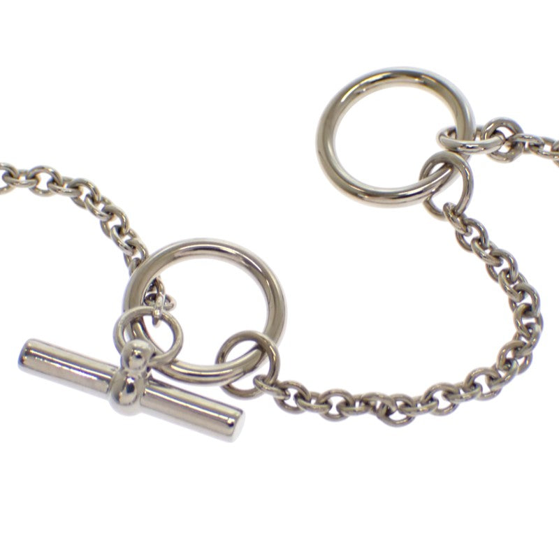 エルメス HERMES ミニ マイヨン ペンダント PM H100053FP03 ネックレス メタル ブラック シルバリー レディース メンズ【中古】【ABランク】