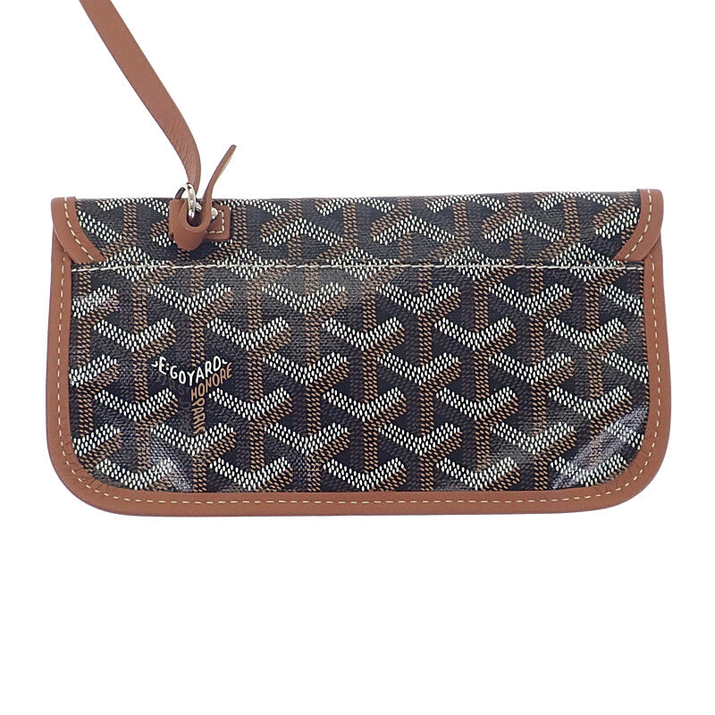 ゴヤール GOYARD サンルイPM STLOUIPMLTY01CL03P トートバッグ カーフ ゴヤールディンキャンバス ナチュラル ブラック メンズ レディース【中古】【SAランク】