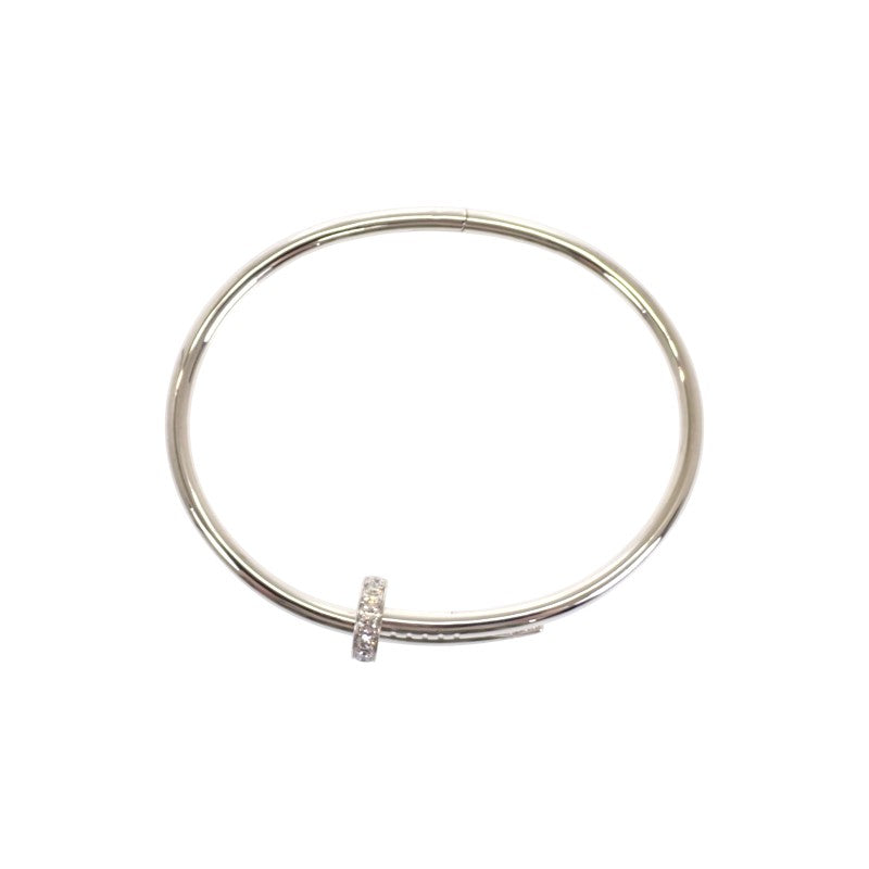 カルティエ CARTIER ジュストアンクル B6048718 ブレスレット K18ホワイトゴールド ダイヤモンド レディース【中古】【Aランク】
