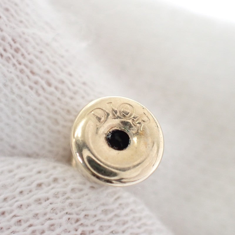 ディオール Dior PETIT CD E1858PTCCY ピアス メタル ブラッククリスタル ゴールド レディース【中古】【Aランク】