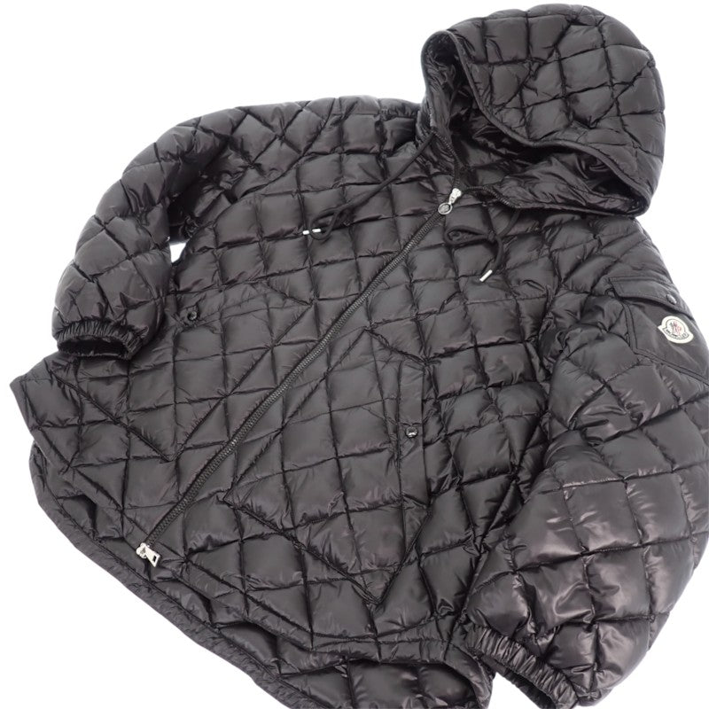 モンクレール MONCLER CAMICIA カミーチャ 42 I20932F00001 595ZZ ダウンジャケット ナイロン ダウン ブラック シルバー金具 レディース【中古】【Aランク】