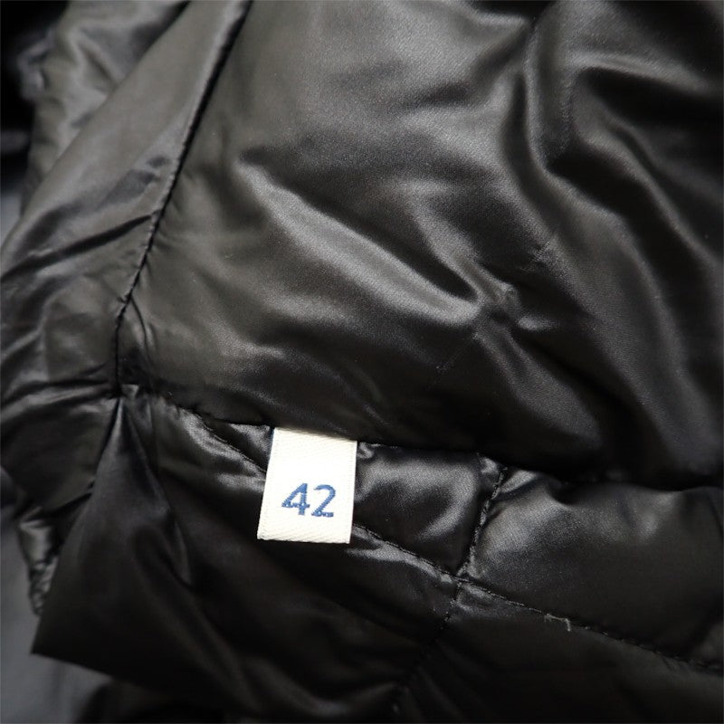 モンクレール MONCLER CAMICIA カミーチャ 42 I20932F00001 595ZZ ダウンジャケット ナイロン ダウン ブラック シルバー金具 レディース【中古】【Aランク】