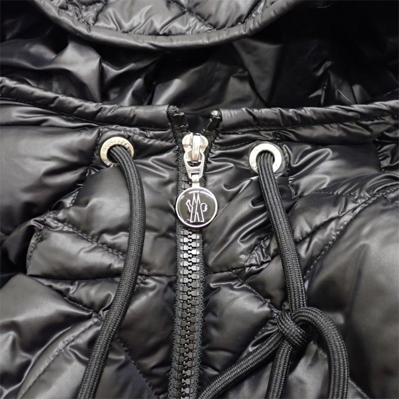 モンクレール MONCLER CAMICIA カミーチャ 42 I20932F00001 595ZZ ダウンジャケット ナイロン ダウン ブラック シルバー金具 レディース【中古】【Aランク】