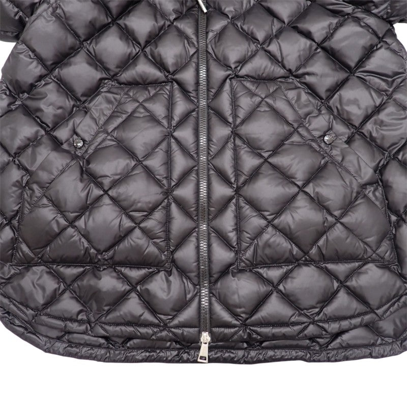 モンクレール MONCLER CAMICIA カミーチャ 42 I20932F00001 595ZZ ダウンジャケット ナイロン ダウン ブラック シルバー金具 レディース【中古】【Aランク】
