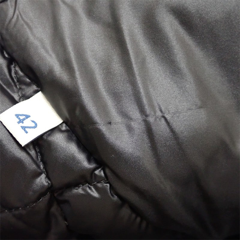 モンクレール MONCLER CAMICIA カミーチャ 42 I20932F00001 595ZZ ダウンジャケット ナイロン ダウン ブラック シルバー金具 レディース【中古】【Aランク】