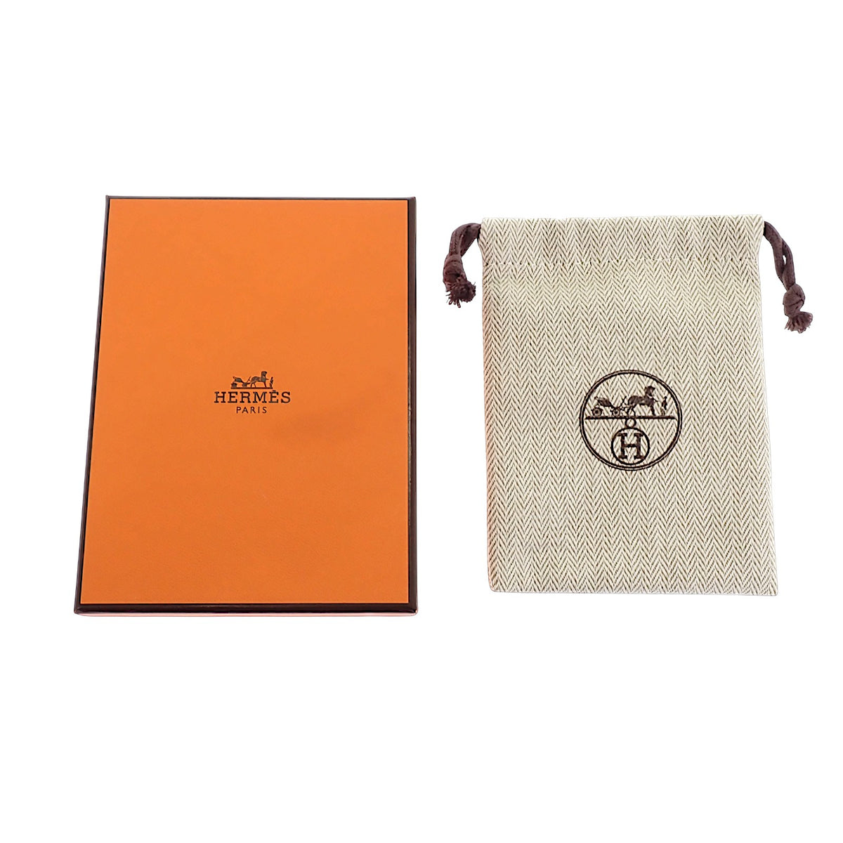 エルメス HERMES シェーヌ マイヨン PM H100114 FJ 03 ネックレス メタル シルバー ブラック メンズ レディース【中古】【Aランク】