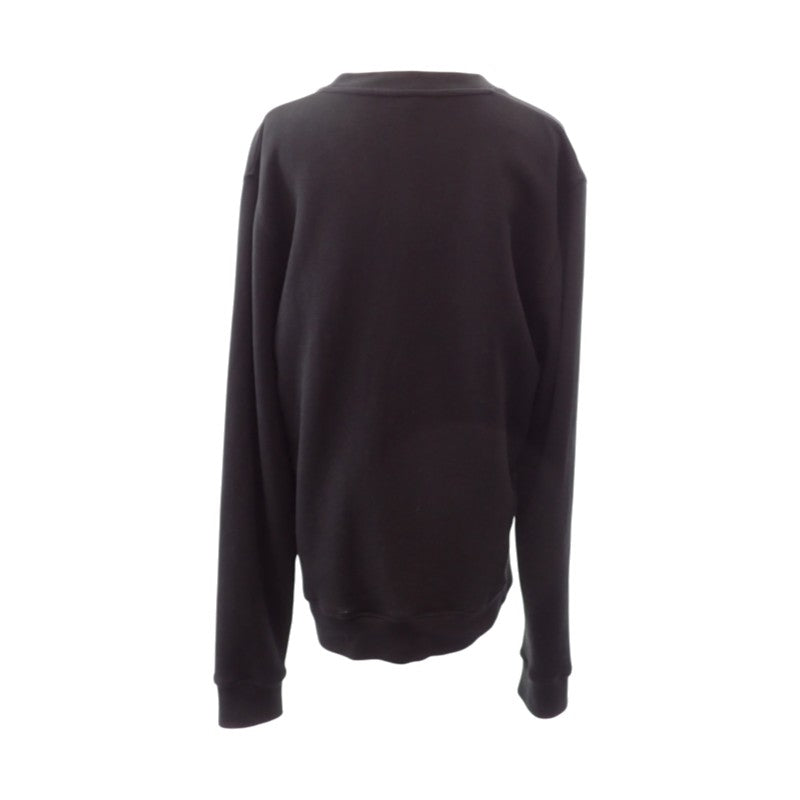 ロエベ LOEWE ロゴ アナグラム シャツ XL H61694100F スウェット コットン ブラック メンズ【中古】【ABランク】