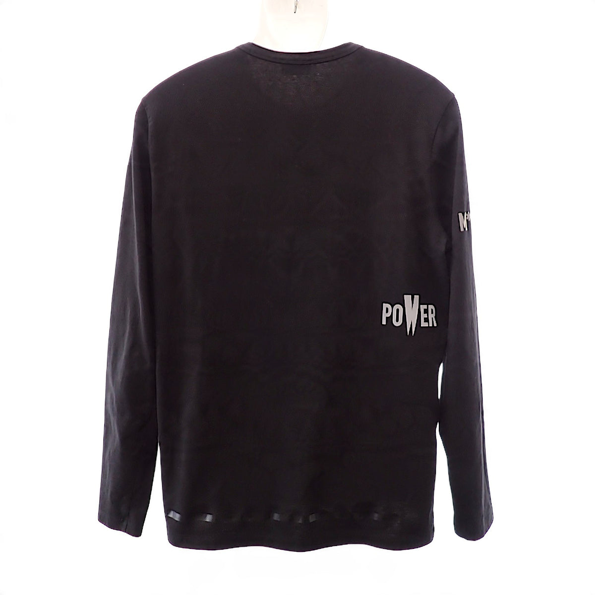 モンクレール MONCLER MAGLIA GIROCOLLO ロングスリーブTシャツ XL E20918002950 V8096 長袖Ｔシャツ コットン 綿 ブラック 黒 メンズ【中古】【ABランク】