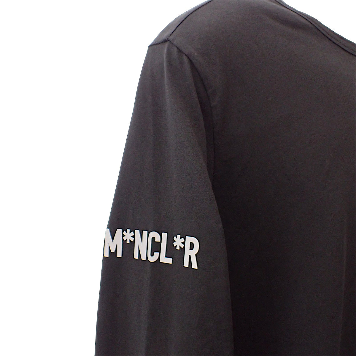 モンクレール MONCLER MAGLIA GIROCOLLO ロングスリーブTシャツ XL E20918002950 V8096 長袖Ｔシャツ コットン 綿 ブラック 黒 メンズ【中古】【ABランク】