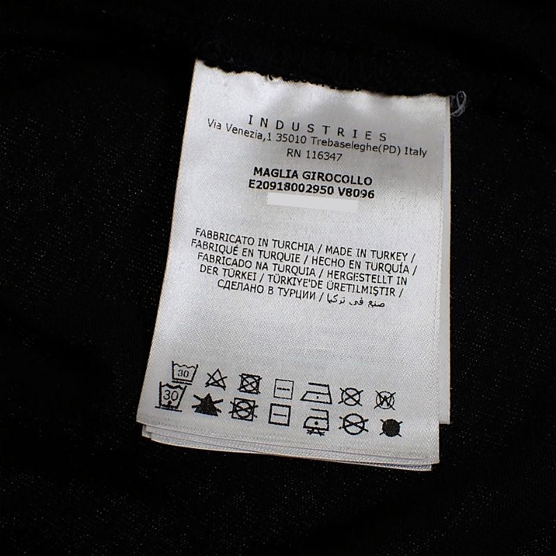 モンクレール MONCLER MAGLIA GIROCOLLO ロングスリーブTシャツ XL E20918002950 V8096 長袖Ｔシャツ コットン 綿 ブラック 黒 メンズ【中古】【ABランク】