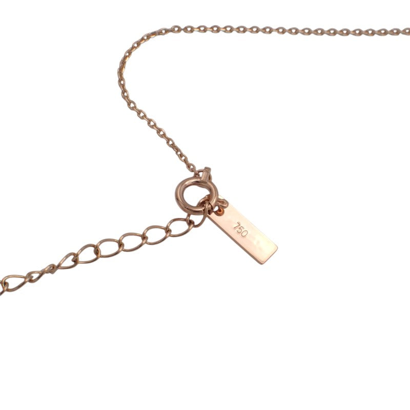 セリーヌ CELINE トリオンフ ネックレス K18ピンクゴールド ゴールド ダイヤモンド レディース【中古】【Aランク】