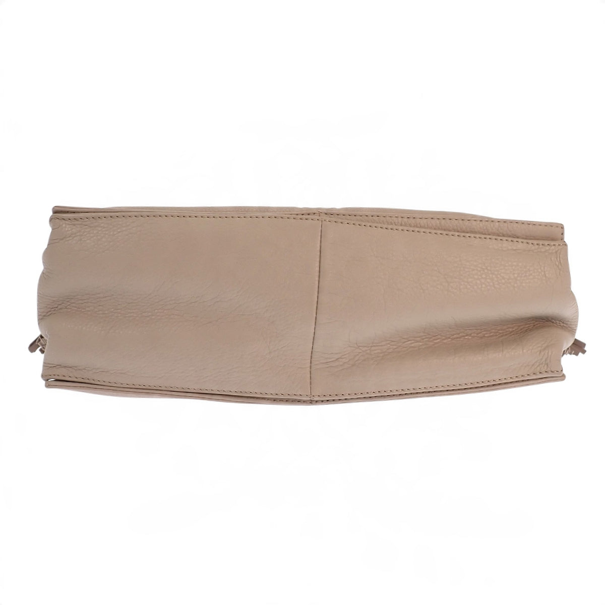 ロエベ LOEWE フラメンコ 30 380.34DH38 ショルダーバッグ カーフ ベージュ ゴールド金具 レディース【中古】【ABランク】