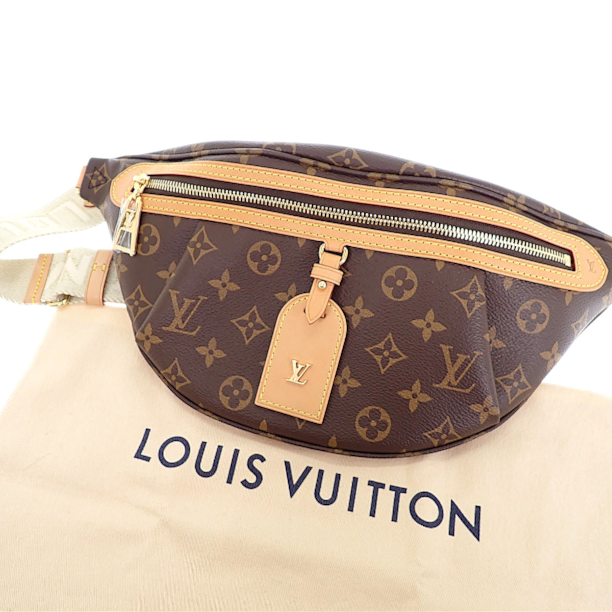 ルイヴィトン LOUIS VUITTON ハイ・ライズ M46784 モノグラム ボディバッグ ブラウン ゴールド金具 レディース メンズ【中古】【Aランク】