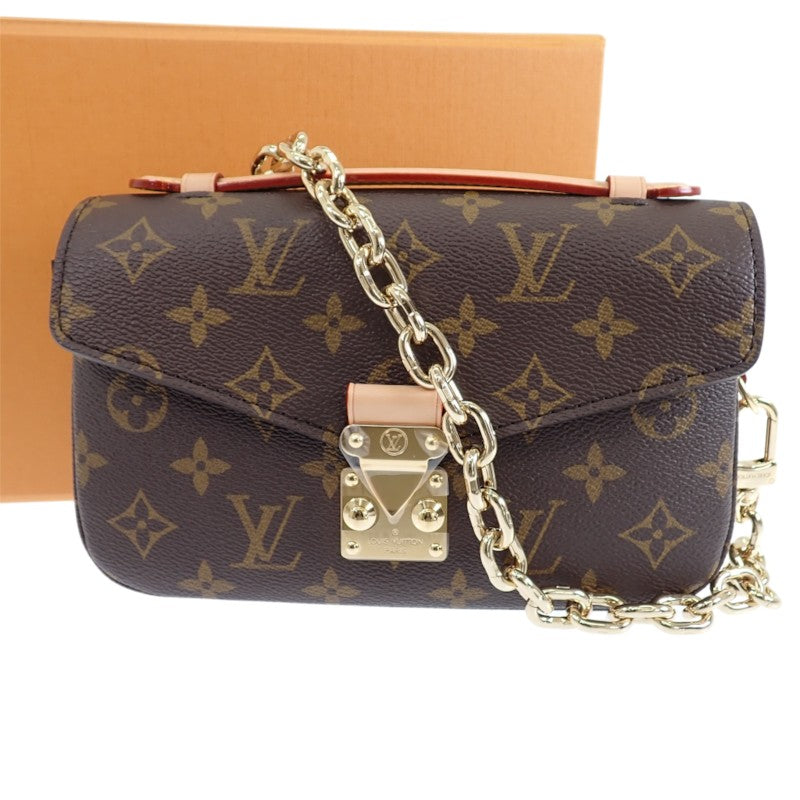 ルイヴィトン LOUIS VUITTON ポシェット・メティス EW M46279 ハンドバッグ モノグラムキャンバス ブラウン ゴールド金具 レディース メンズ【中古】【SAランク】