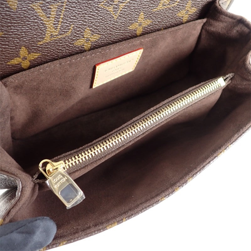 ルイヴィトン LOUIS VUITTON ポシェット・メティス EW M46279 ハンドバッグ モノグラムキャンバス ブラウン ゴールド金具 レディース メンズ【中古】【SAランク】
