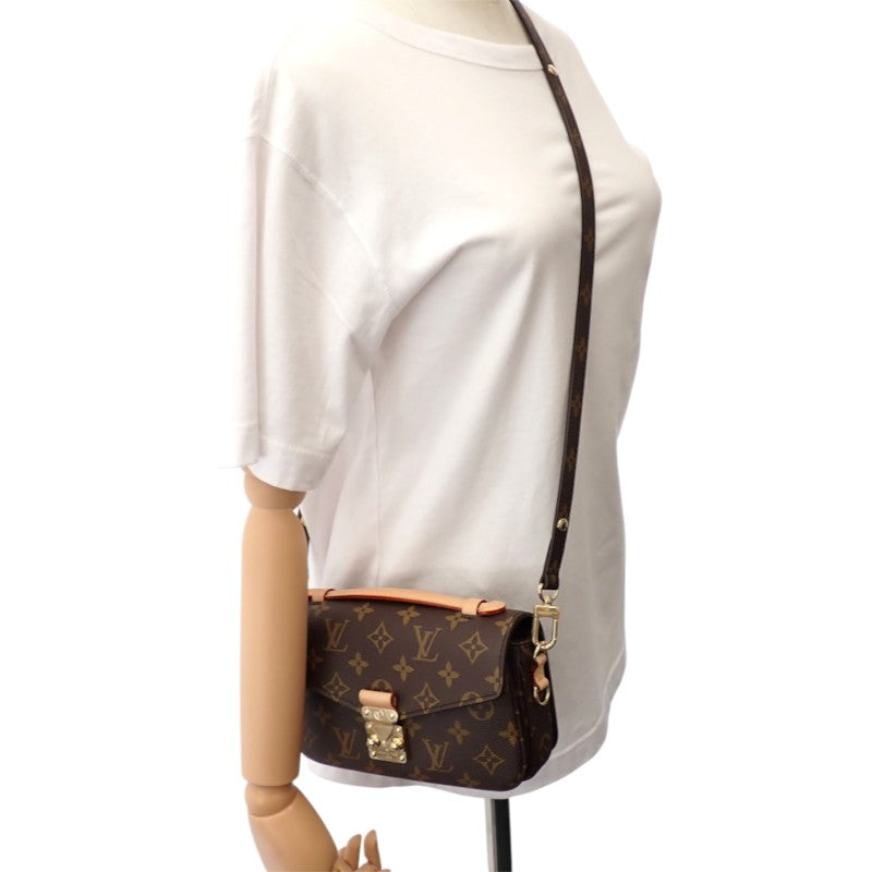 ルイヴィトン LOUIS VUITTON ポシェット・メティス EW M46279 ハンドバッグ モノグラムキャンバス ブラウン ゴールド金具 レディース メンズ【中古】【SAランク】