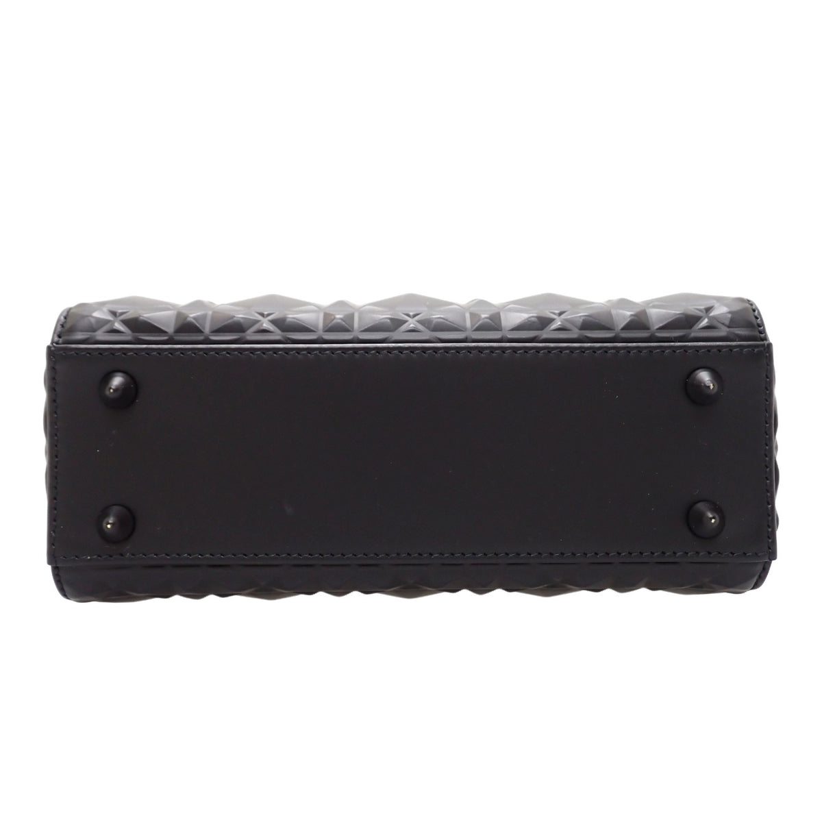 クリスチャンディオール Christian Dior Lady Dior My ABCDior レディディオール バッグ スモール M0538SNEA _M900 2WAYバッグ ハンドバッグ ショルダーバッグ ラムスキン ソーブラック 黒 ブラック金具 レディース【中古】【ABランク】