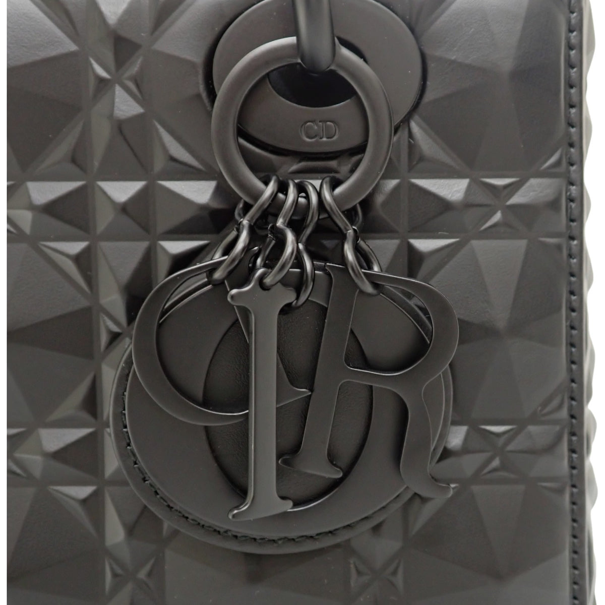 クリスチャンディオール Christian Dior Lady Dior My ABCDior レディディオール バッグ スモール M0538SNEA _M900 2WAYバッグ ハンドバッグ ショルダーバッグ ラムスキン ソーブラック 黒 ブラック金具 レディース【中古】【ABランク】