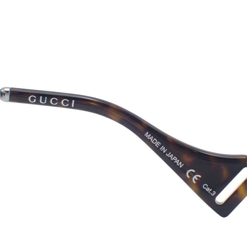 グッチ GUCCI ウェブストライプ 596068_J0770_2331 サングラス ルテニウム ブラウン メンズ【中古】【Aランク】