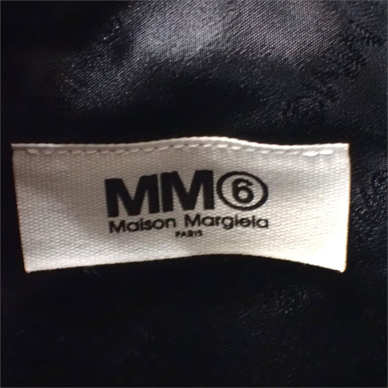 メゾンマルジェラ MAISON MARGIELA MM6ジャパニーズ S54WD0043_P8396 ハンドバッグ カーフ ブラック メンズ レディース【中古】【Aランク】