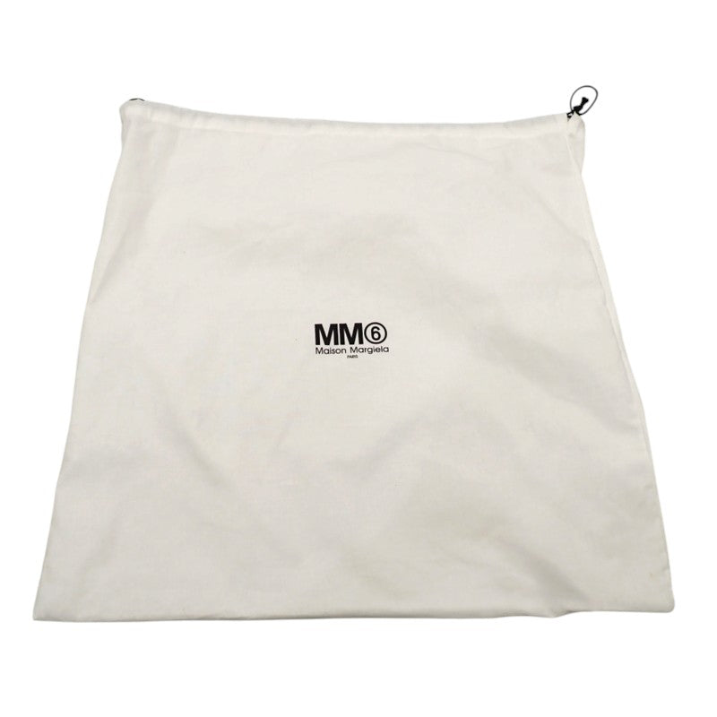 メゾンマルジェラ MAISON MARGIELA MM6ジャパニーズ S54WD0043_P8396 ハンドバッグ カーフ ブラック メンズ レディース【中古】【Aランク】