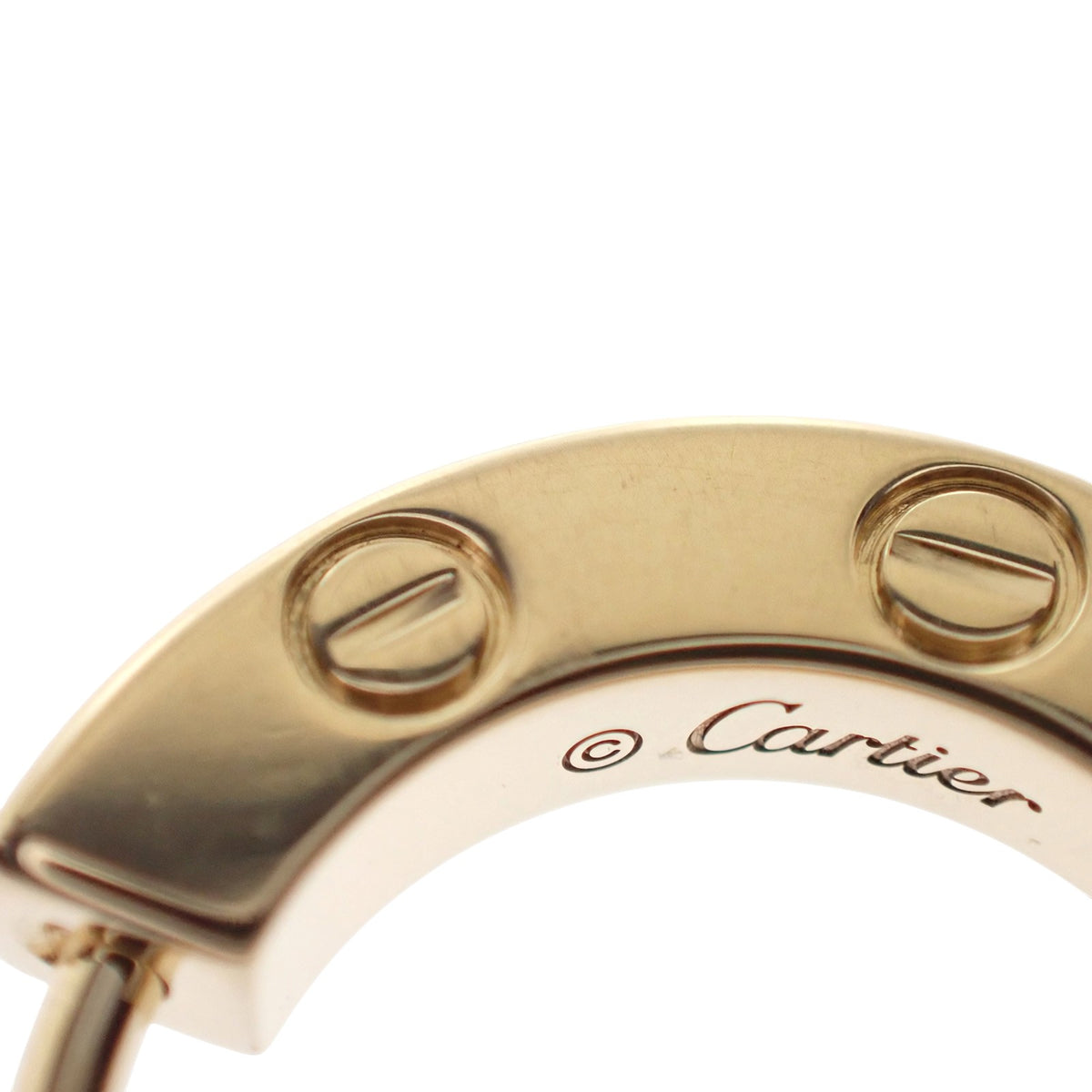 カルティエ CARTIER LOVE シングル 片耳 オンライン限定 フープ B8301423 ピアス K18イエローゴールド レディース【中古】【Aランク】