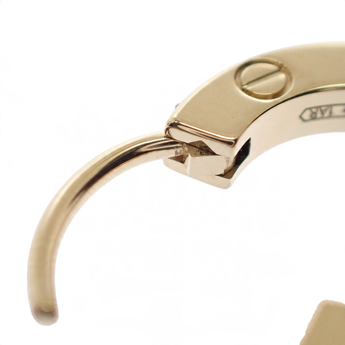 カルティエ CARTIER LOVE シングル 片耳 オンライン限定 フープ B8301423 ピアス K18イエローゴールド レディース【中古】【Aランク】