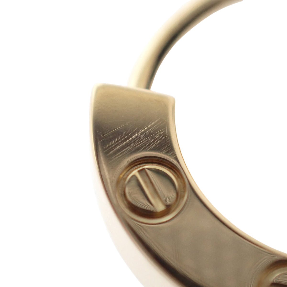 カルティエ CARTIER LOVE シングル 片耳 オンライン限定 フープ B8301423 ピアス K18イエローゴールド レディース【中古】【Aランク】