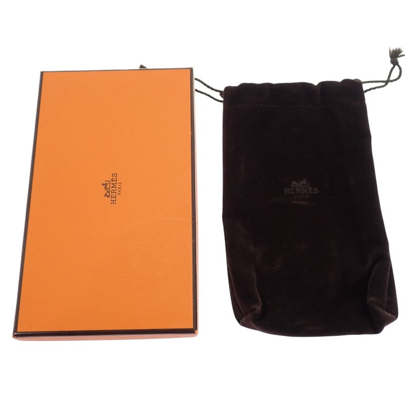 エルメス HERMES ロカイユ ヘアアクセサリー ブラウン レディース【中古】【ABランク】