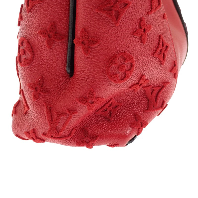 ルイヴィトン LOUIS VUITTON ヴェルール トートW BB M94629 2WAYバッグ モノグラムヴェルール スリーズ レッド ブラック シルバー金具 レディース【中古】【Bランク】