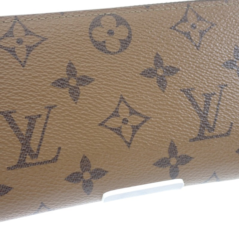 ルイヴィトン LOUIS VUITTON ポルトフォイユ・クレマンス M82336 長財布 モノグラムキャンバス ブラウン ゴールド金具 メンズ レディース【中古】【ABランク】