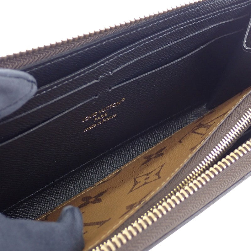 ルイヴィトン LOUIS VUITTON ポルトフォイユ・クレマンス M82336 長財布 モノグラムキャンバス ブラウン ゴールド金具 メンズ レディース【中古】【ABランク】