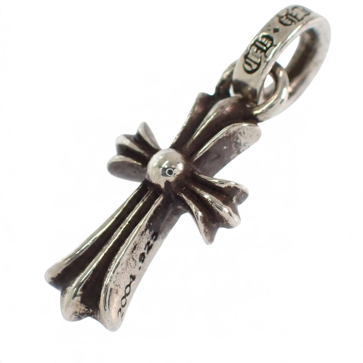 クロムハーツ CHROME HEARTS CHクロス ベビーファットチャーム 2004刻印 2352-304-0005-9100 ペンダントトップ シルバー925 シルバー メンズ ユニセックス【中古】【ABランク】
