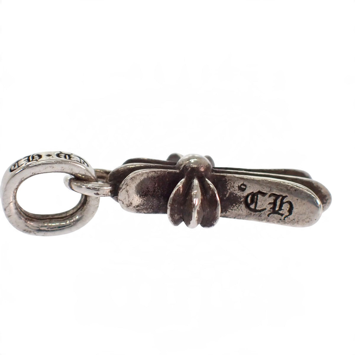 クロムハーツ CHROME HEARTS CHクロス ベビーファットチャーム 2004刻印 2352-304-0005-9100 ペンダントトップ シルバー925 シルバー メンズ ユニセックス【中古】【ABランク】