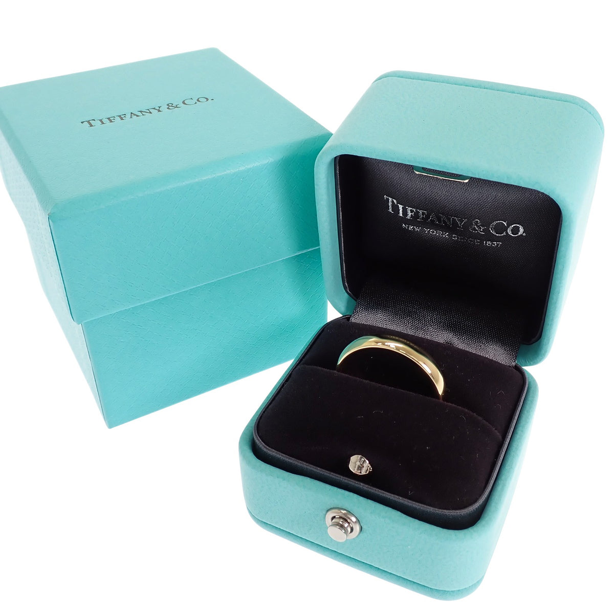 ティファニー TIFFANY&Co. フォーエバーバンド 13号 72540670 リング K18イエローゴールド レディース【中古】【Aランク】