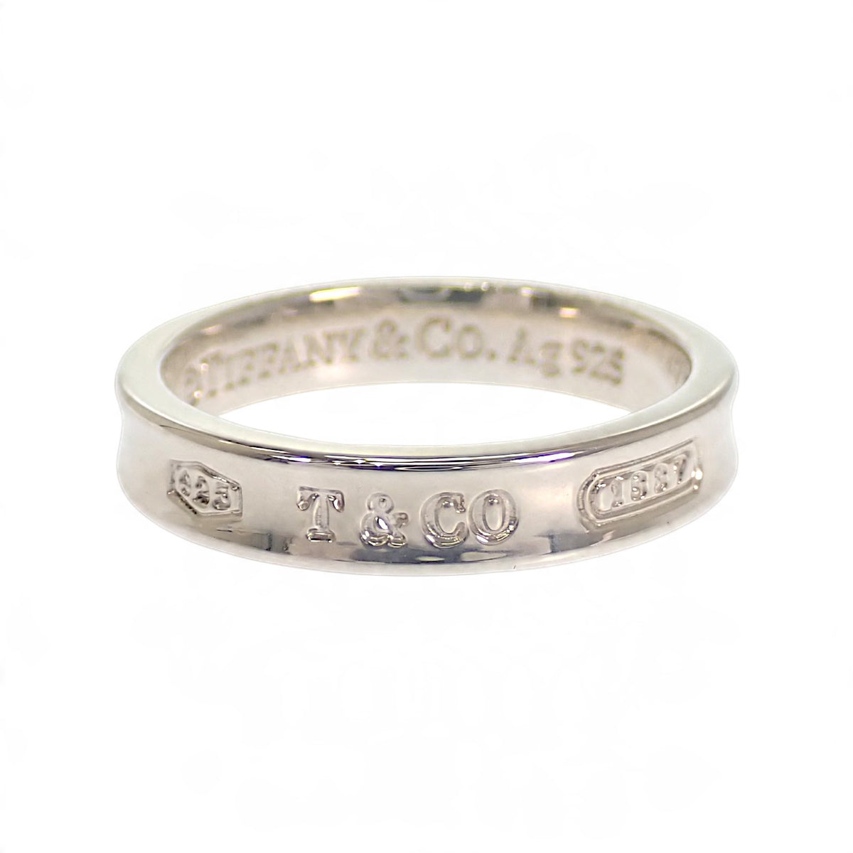 ティファニー TIFFANY&Co. １８３７ ナローリング 14号 60126374 リング シルバー925 シルバー メンズ レディース【中古】【Aランク】