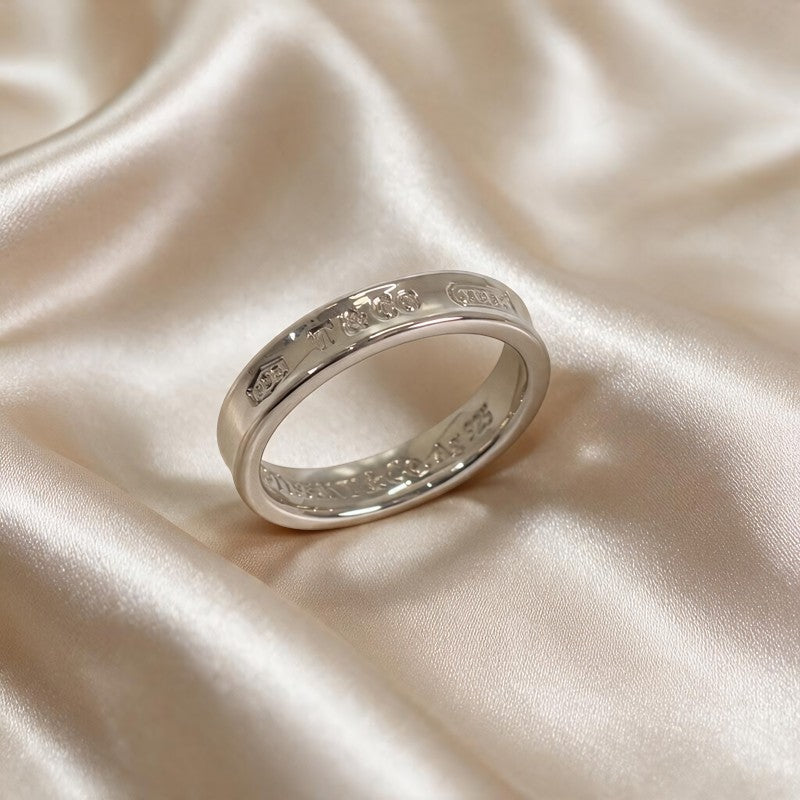 ティファニー TIFFANY&Co. １８３７ ナローリング 14号 60126374 リング シルバー925 シルバー メンズ レディース【中古】【Aランク】